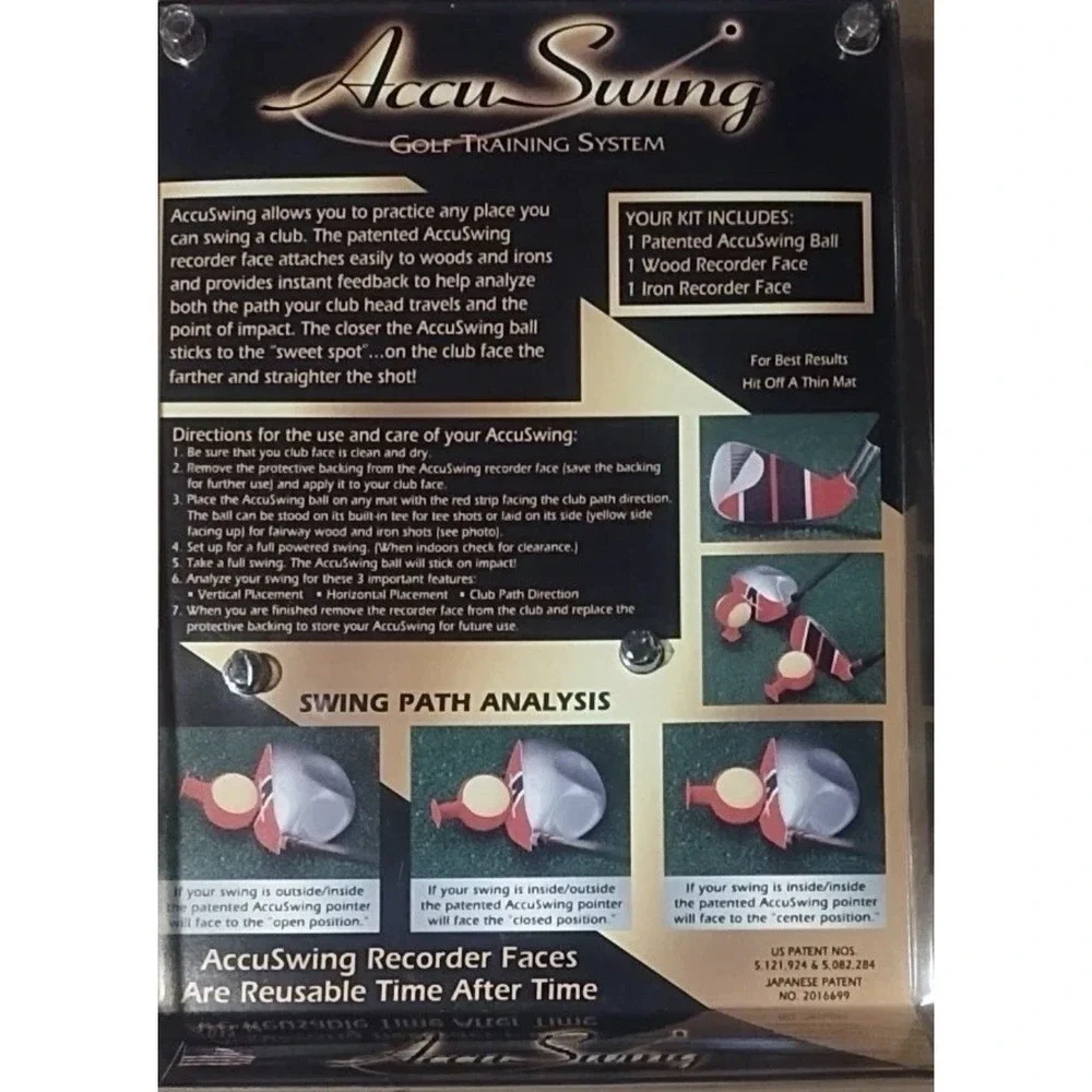 Accu Swing Golf Training System Vintage New Sealed Reusable Aid BRAND NEW